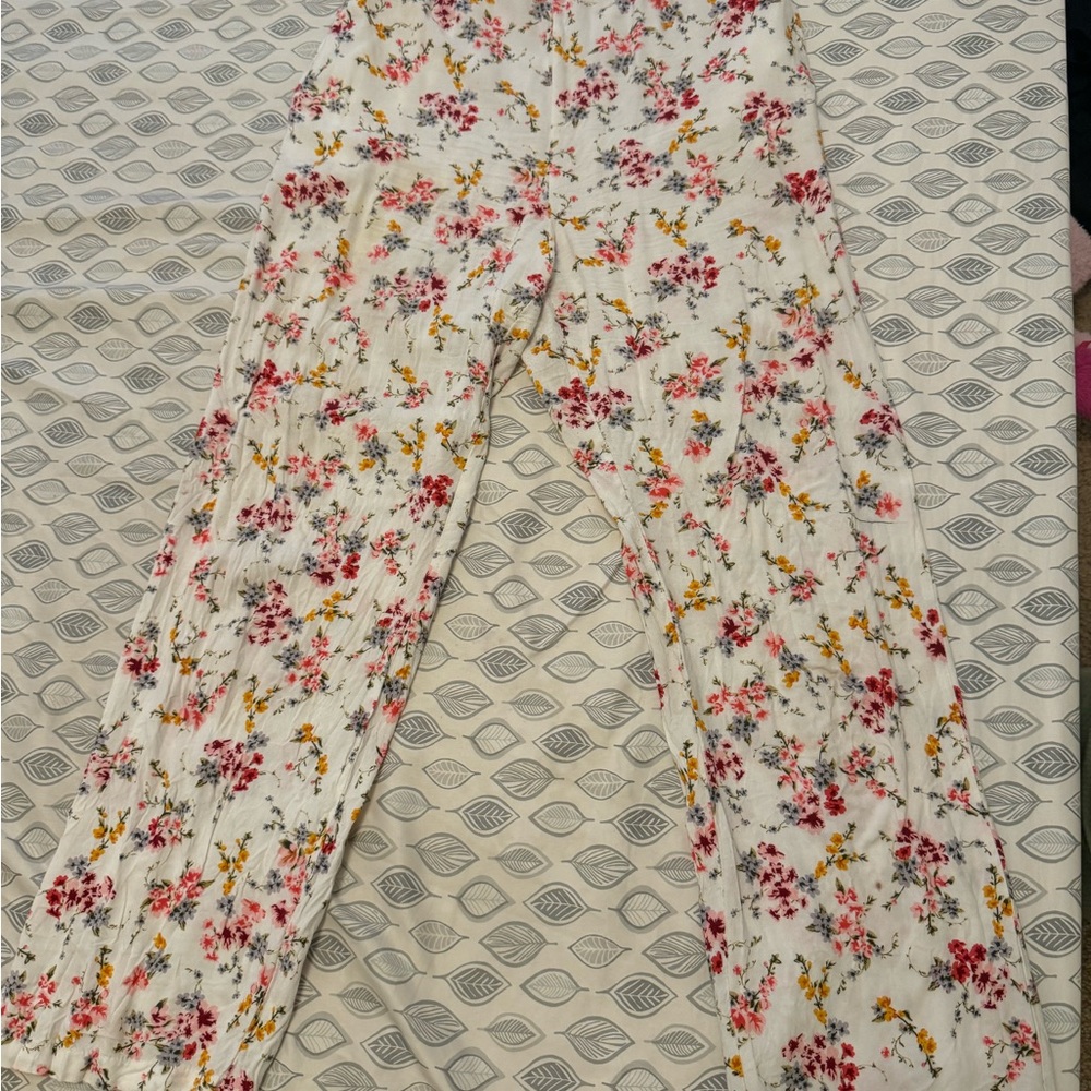 Floral Print Pants